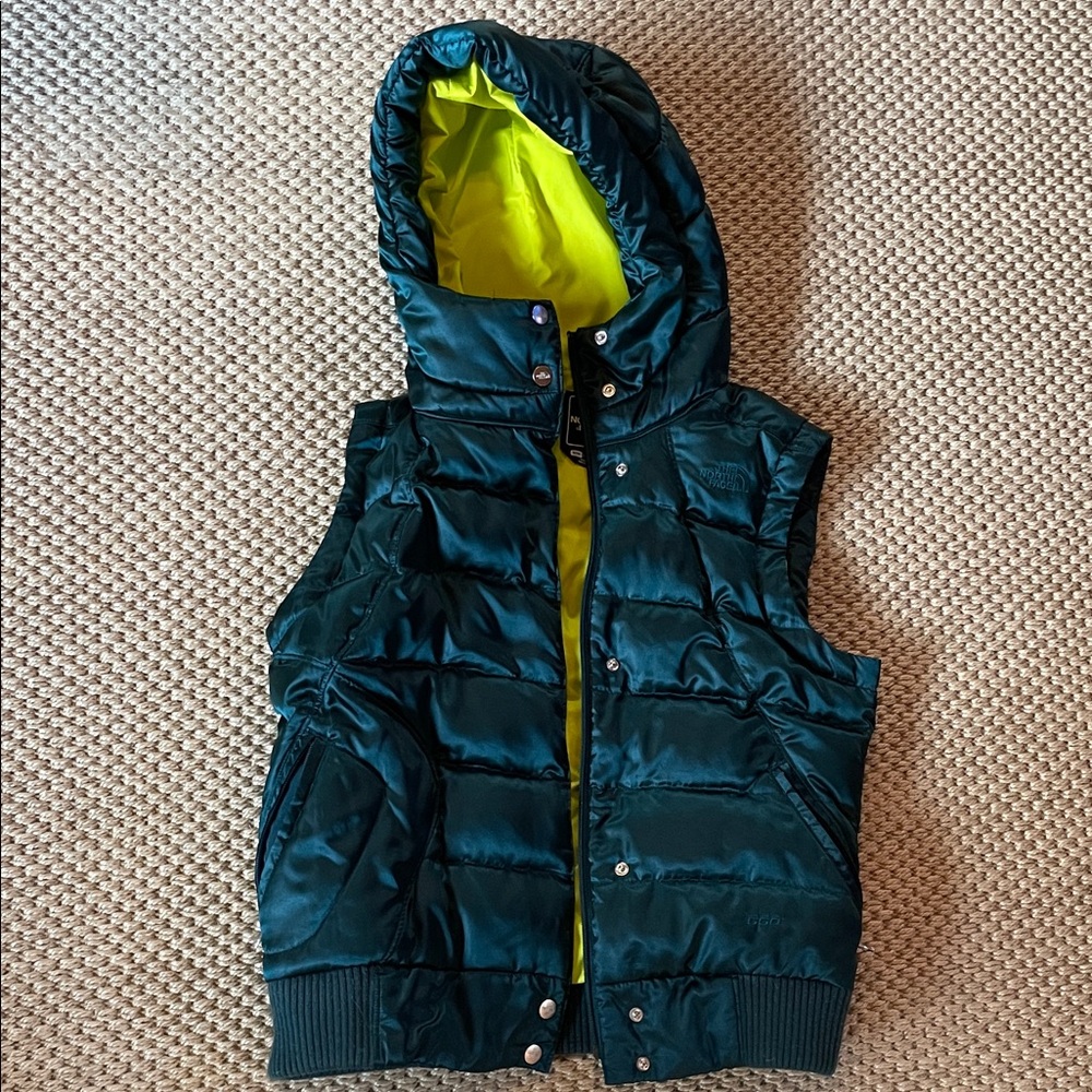The North Face Dark Green Puffer Vest